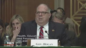 Maryland Gov. Larry Hogan testifies at Senate committee hearing on opioid crisis