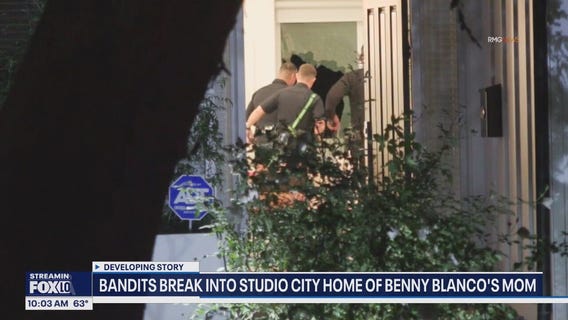 Bandits break into LA home of Benny Blanco's mom