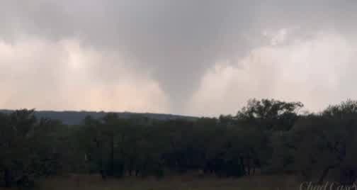 VIDEO: Tornado funnel in Burnet County