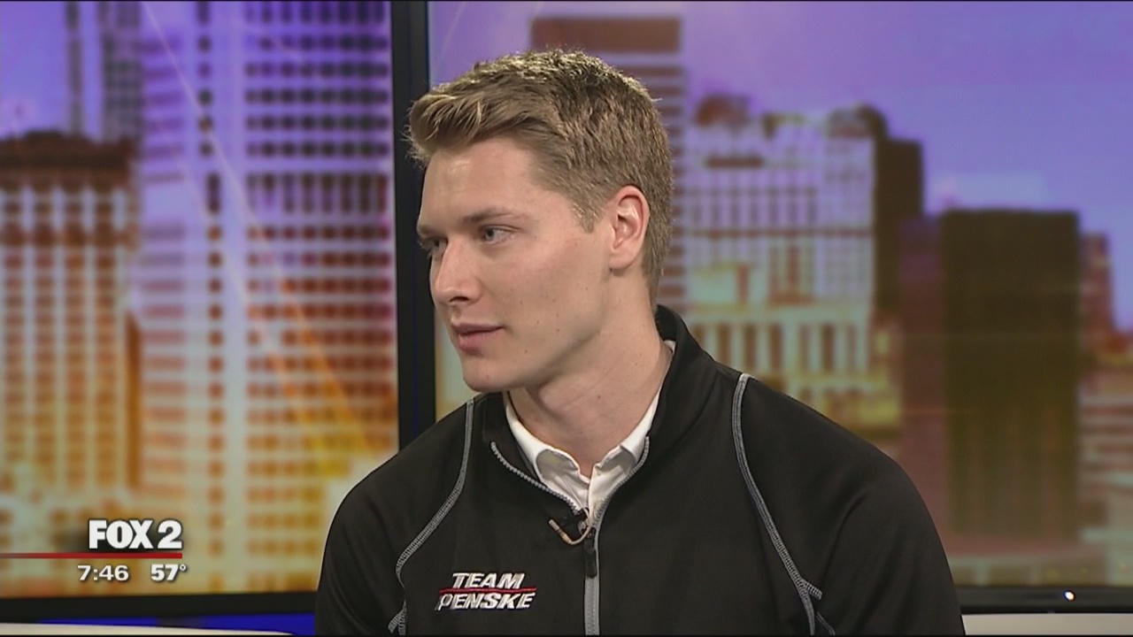 Josef Newgarden at Detroit Grand Prix Night