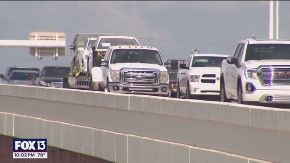 Weekend traffic warning for downtown Tampa