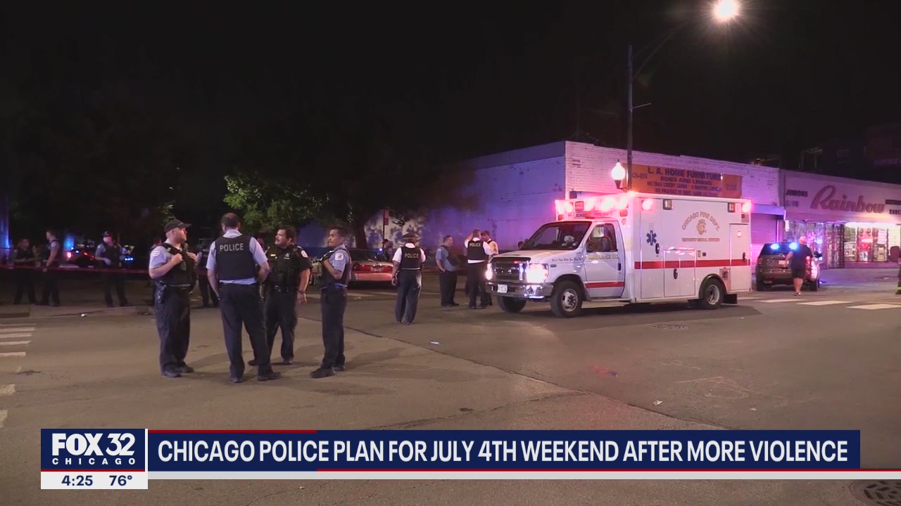 Chicago police plan for July 4th weekend amid surging violence