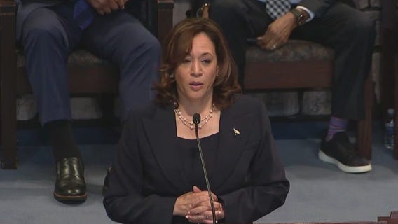 Vice President Kamala Harris attends Rainbow PUSH convention in Chicago to honor Rev. Jesse Jackson