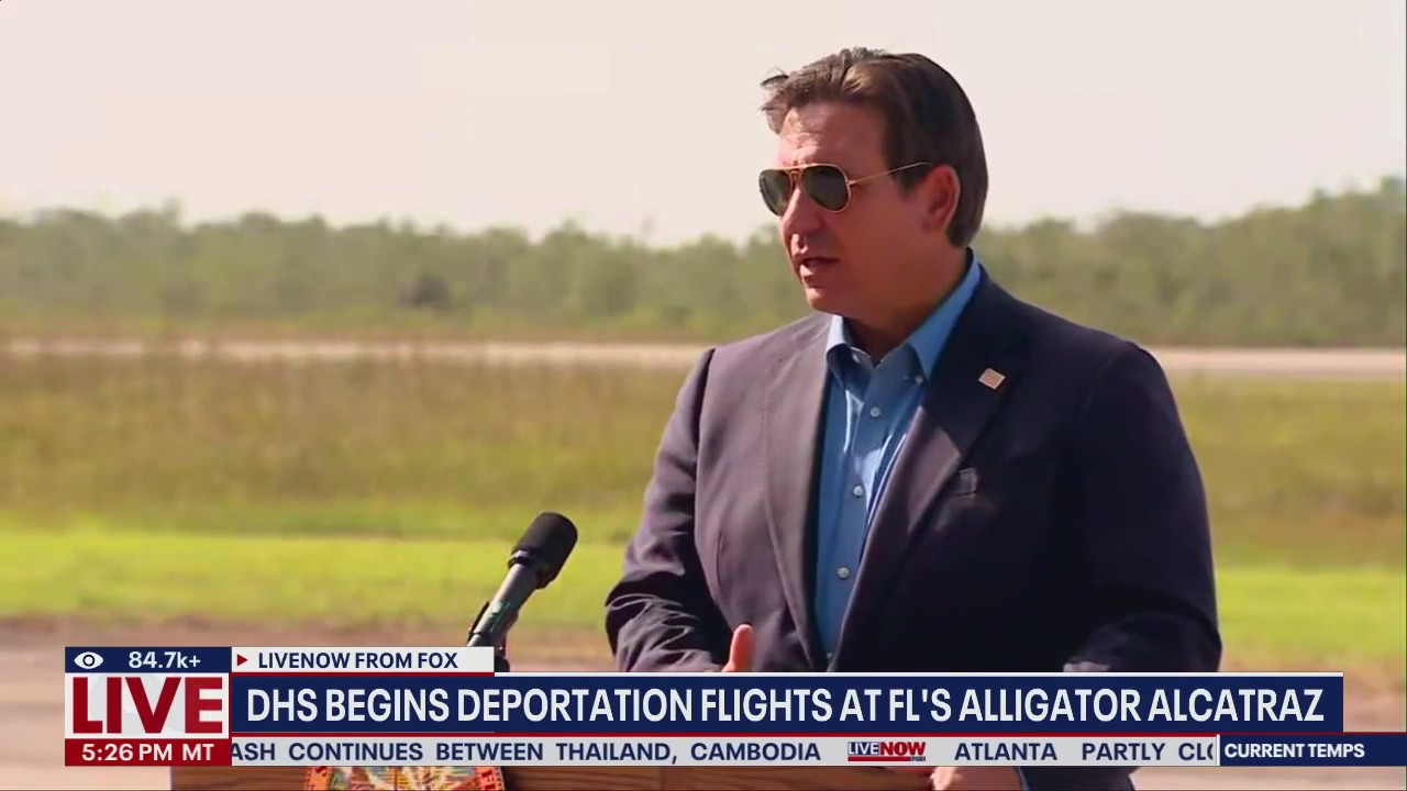 DHS begins deportation flights at 'Alligator Alcatraz'