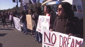 DACA supporters stage protest at Disneyland entrance