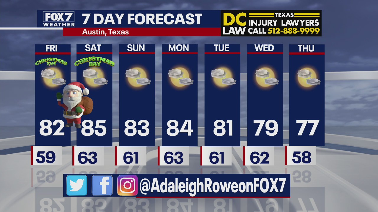 Evening weather forecast for December 23, 2021