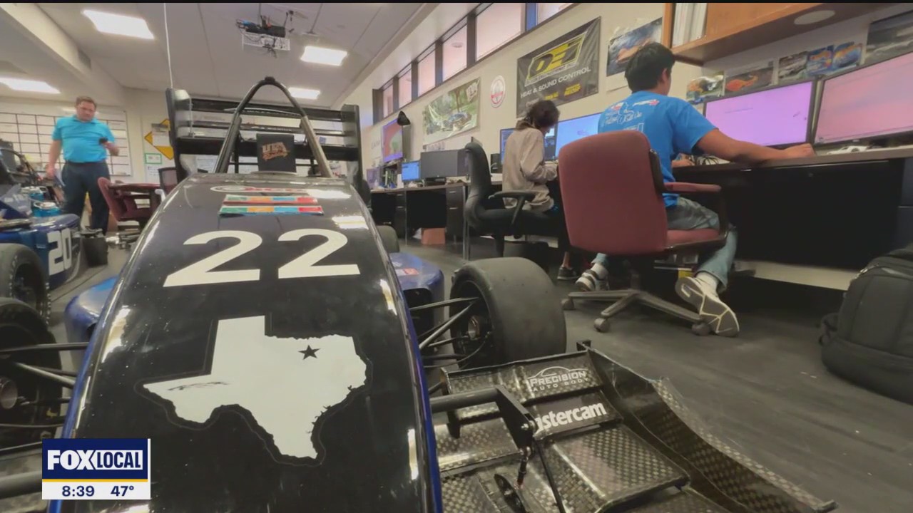 UTA students build their own F1 race car