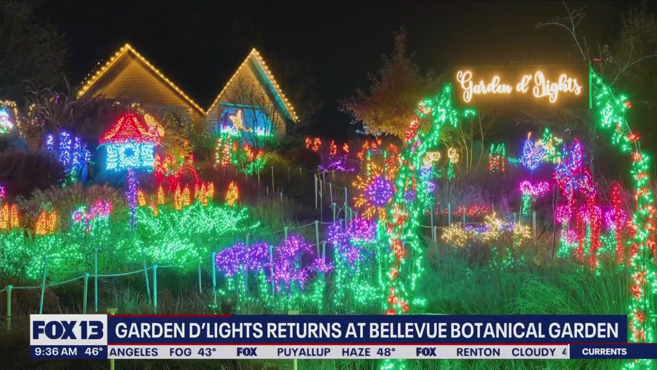 Garden d?Lights returns at Bellevue Botanical Garden