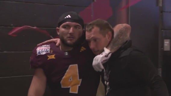 ASU players let emotions loose after Peach Bowl