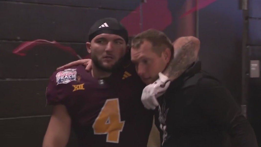 ASU players let emotions loose after Peach Bowl