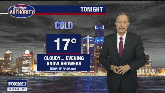 Partly sunny and very cold for Thursday