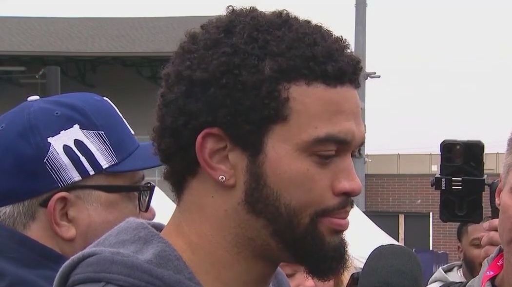 NFL Draft in Detroit: Caleb Williams says he's prepared for this moment for 12 years