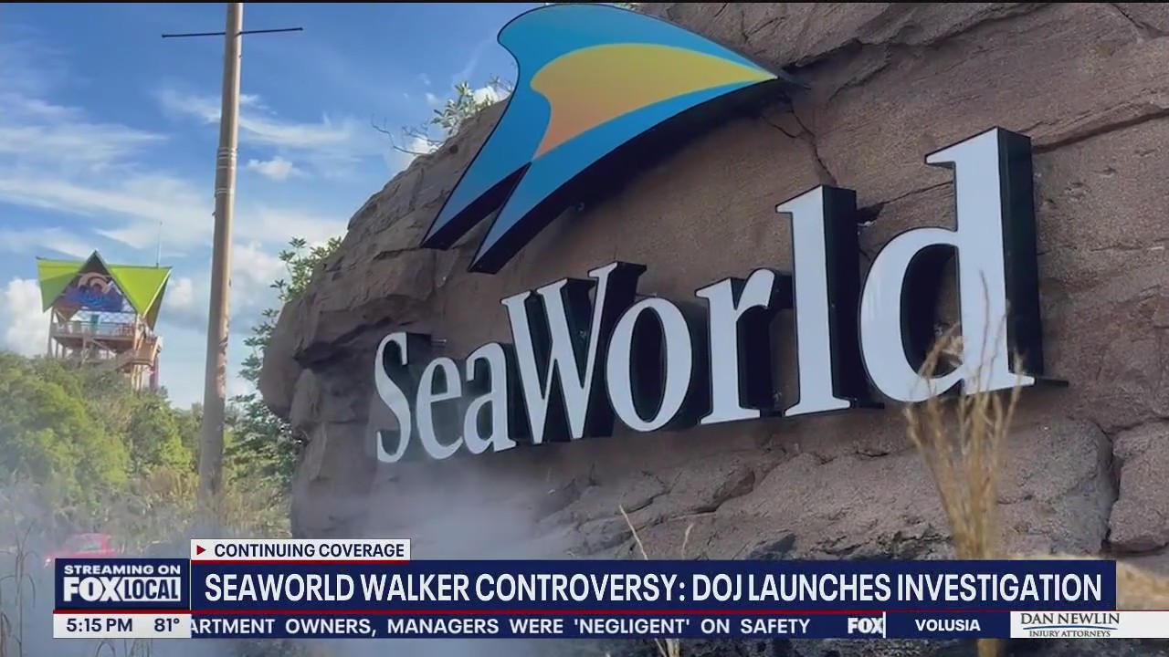 DOJ investigates SeaWorld Orlando over ban on walkers with seats