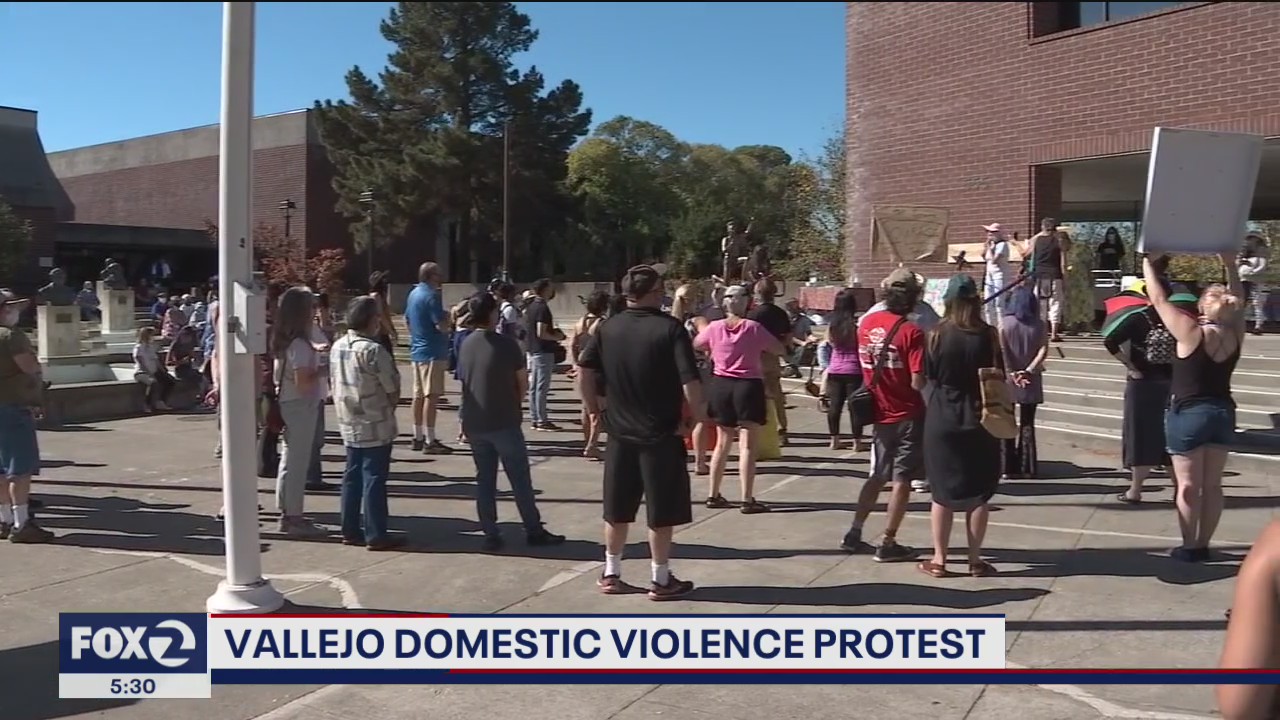 Vallejo community rallies against domestic violence as mayoral candidate faces his troubled past