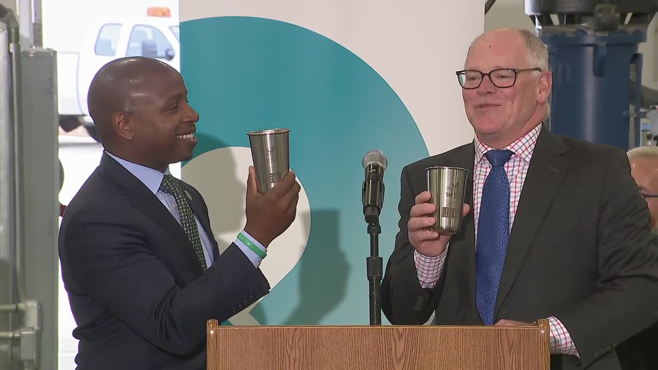 Lake Michigan water project; Waukesha celebrates its completion