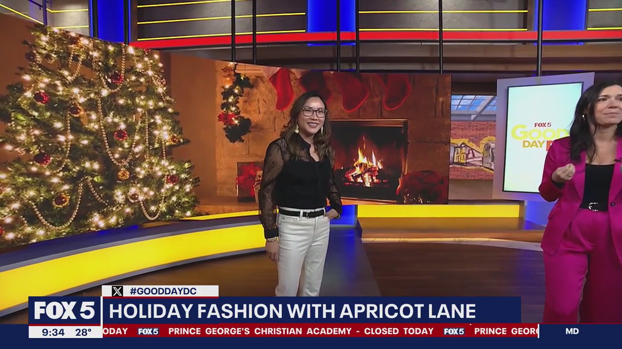 Festive fashion show from Apricot Lane