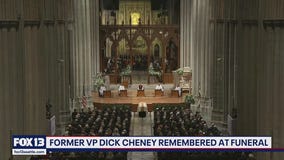 Presidents Biden and Bush honor former Vice President Dick Cheney at Washington funeral