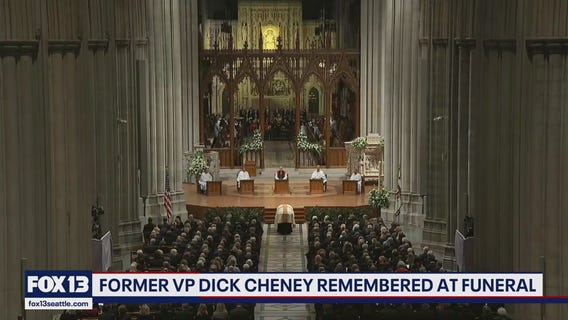 Presidents Biden and Bush honor former Vice President Dick Cheney at Washington funeral