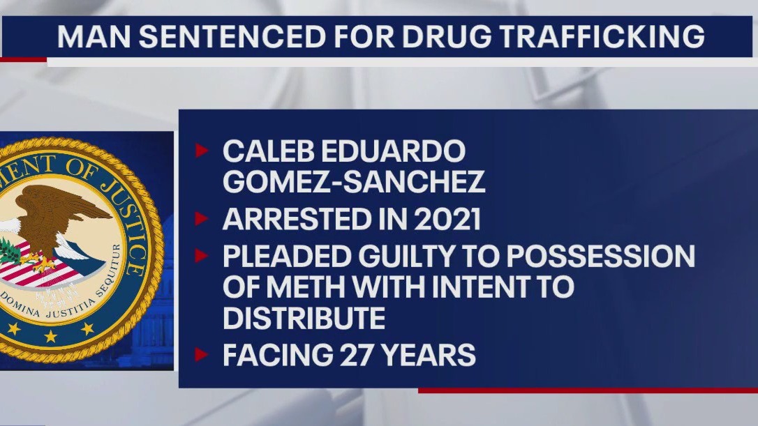 Man sentenced for drug trafficking