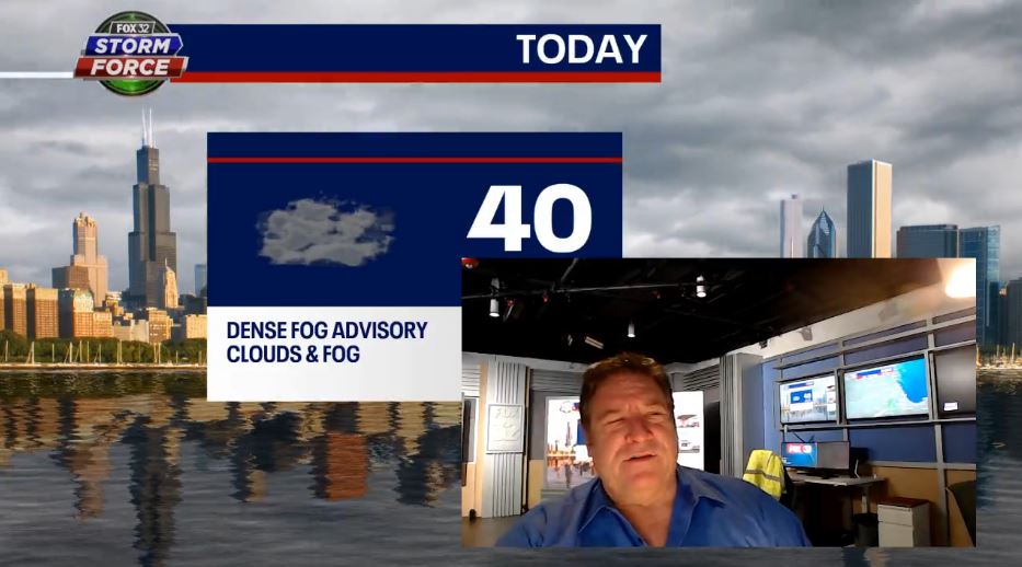 Chicago weather: Patchy fog continues with clouds to follow