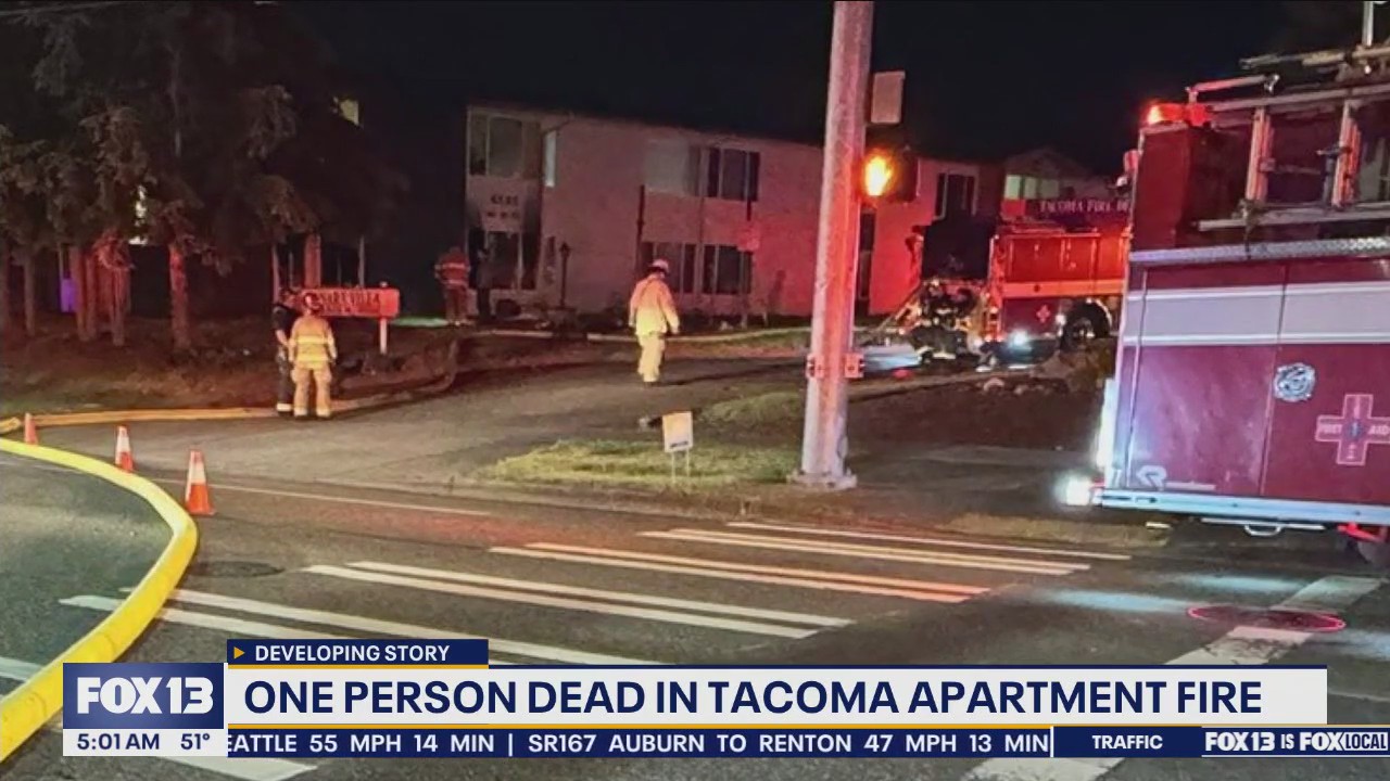 One dead in Tacoma apartment fire