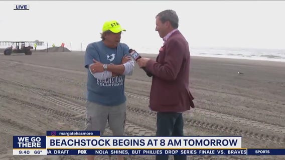 Preparations underway for Beachstock in Margate