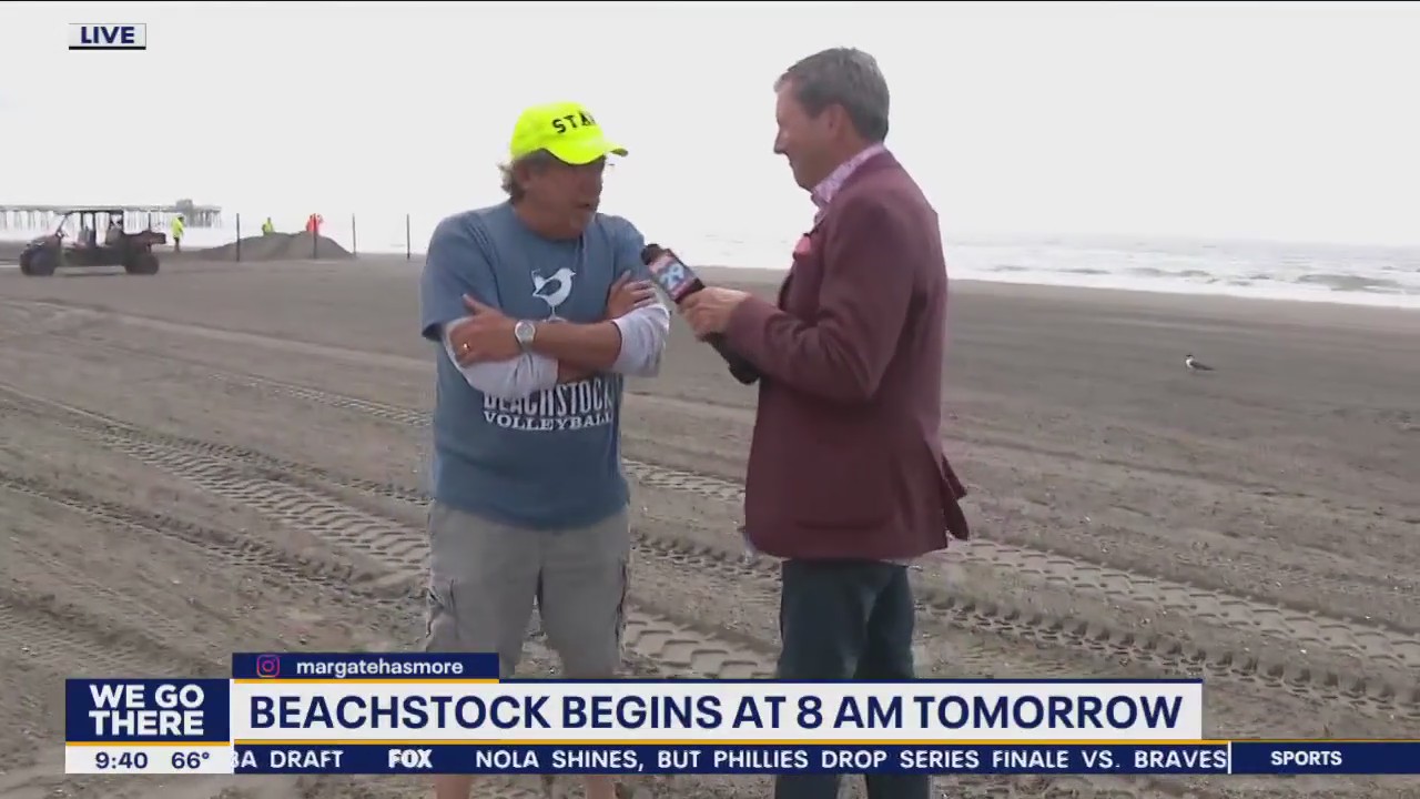 Preparations underway for Beachstock in Margate