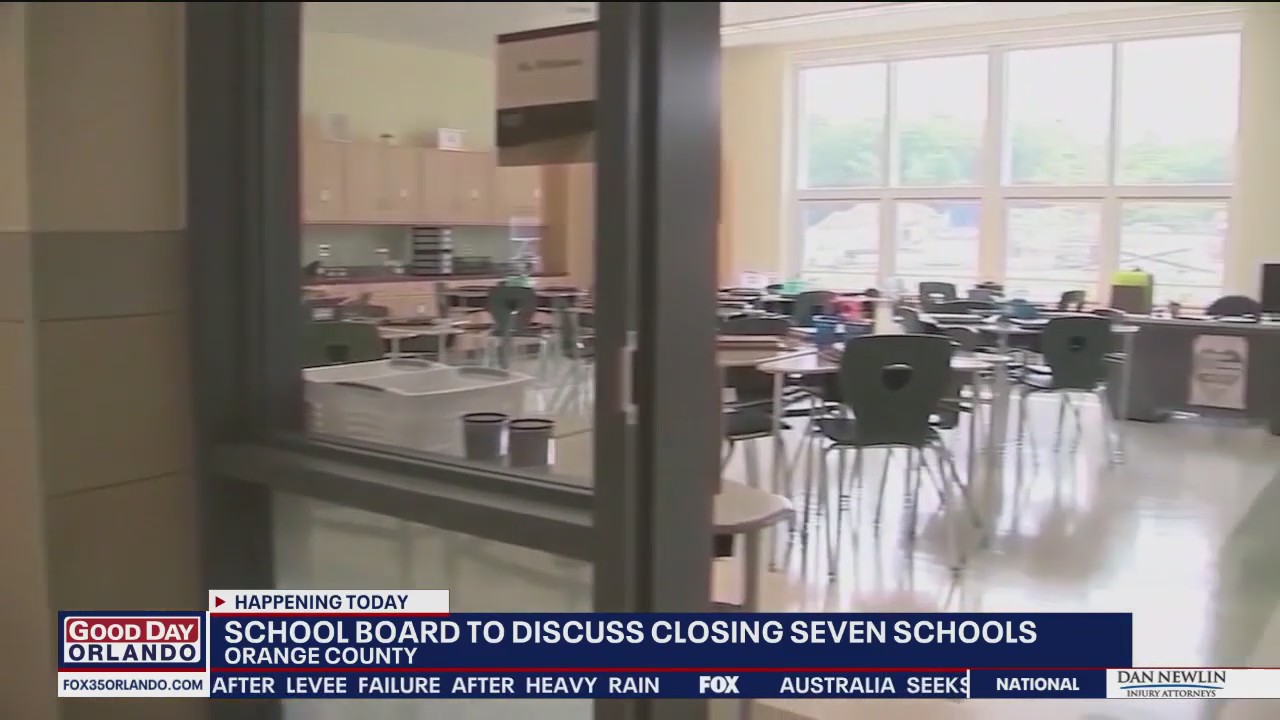 Orange County school board to meet to discuss closing seven schools