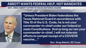 Texas to sue over vaccine mandate for National Guard after requesting federal aid