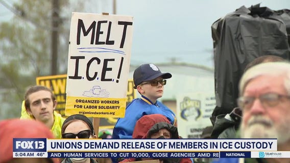 Unions demand release of members in ICE custody