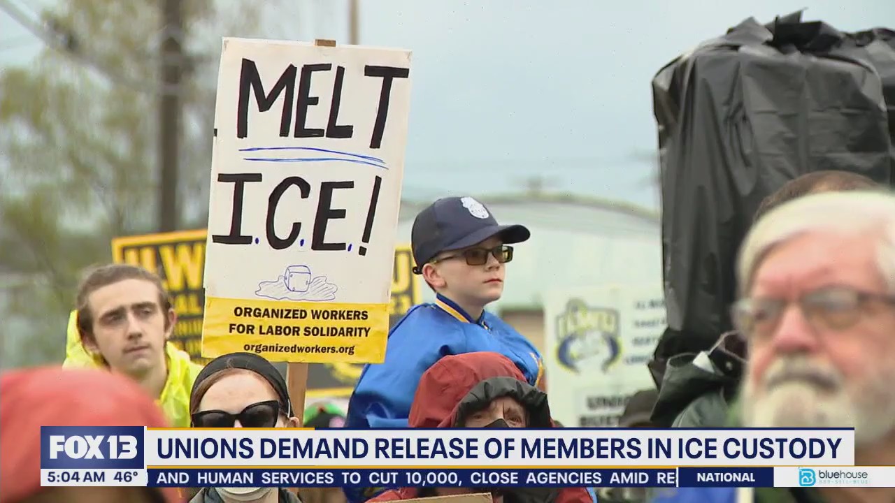 Unions demand release of members in ICE custody