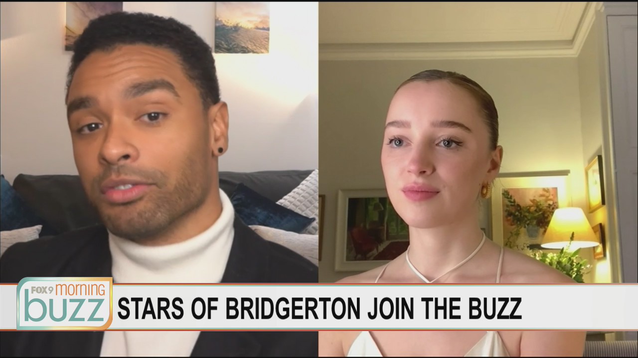 The stars of "Bridgerton" chat with the Buzz about their steamy hit series