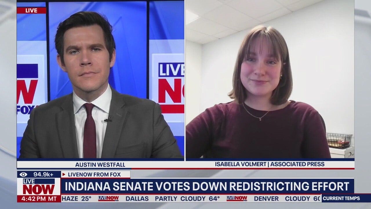 Indiana Senate votes against new redistricting map