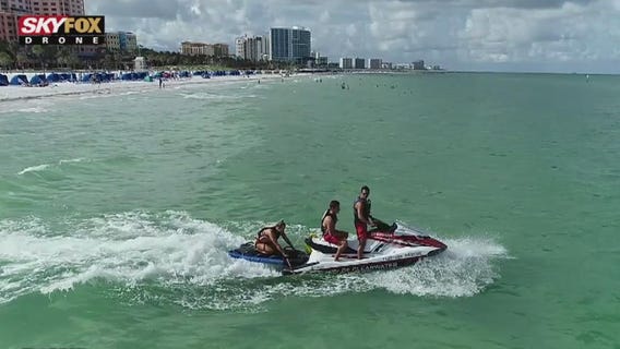 Drone Zone: Clearwater Beach lifeguards