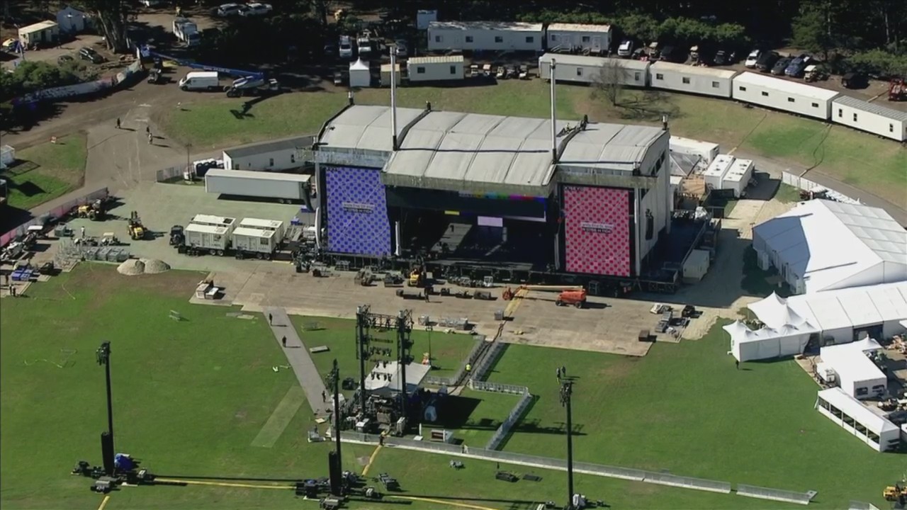 Final preparations underway ahead of Outside Lands