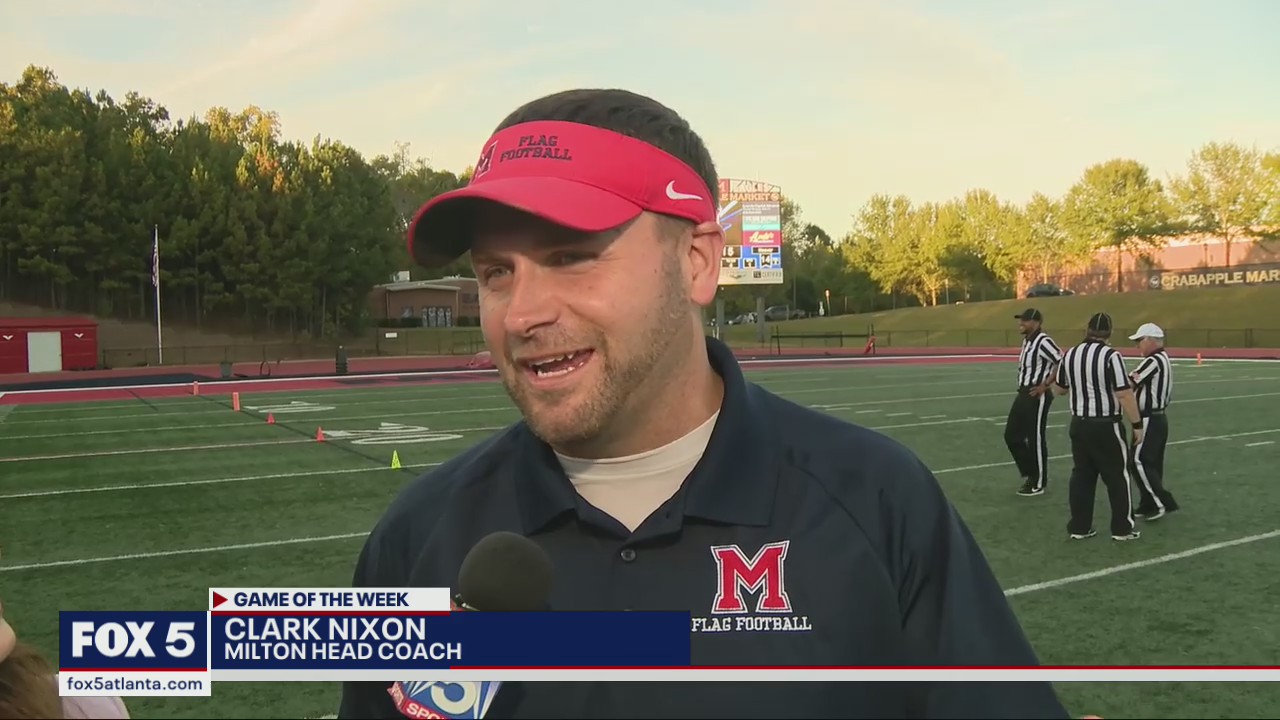 Milton says they came to play McEachern in flag football Game of the Week