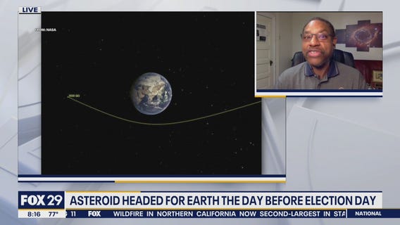 Asteroid heading towards Earth around Election Day