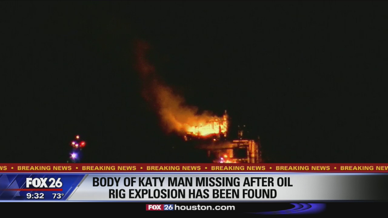 Body of Katy resident found near oil platform