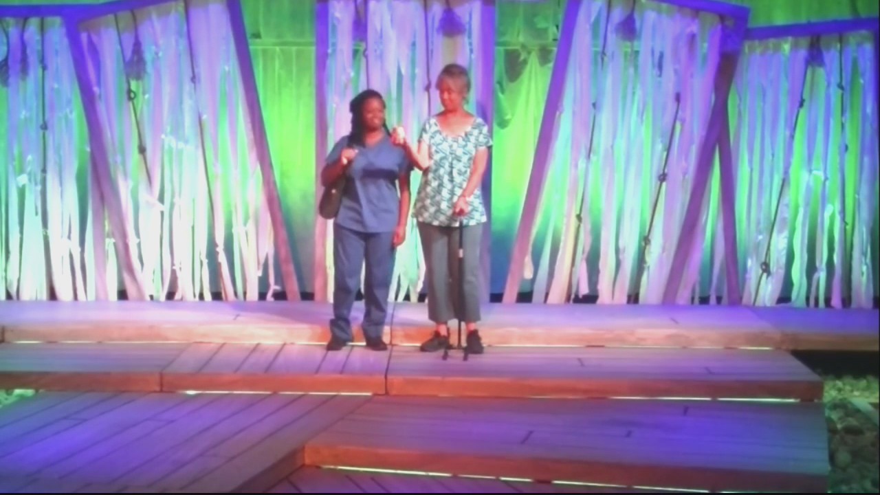 The audience is back at The Open Book Theatre in Trenton