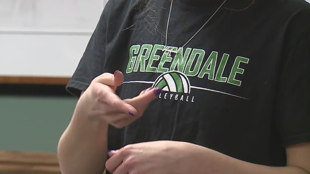 Greendale American Sign Language program; 'A whole different world'