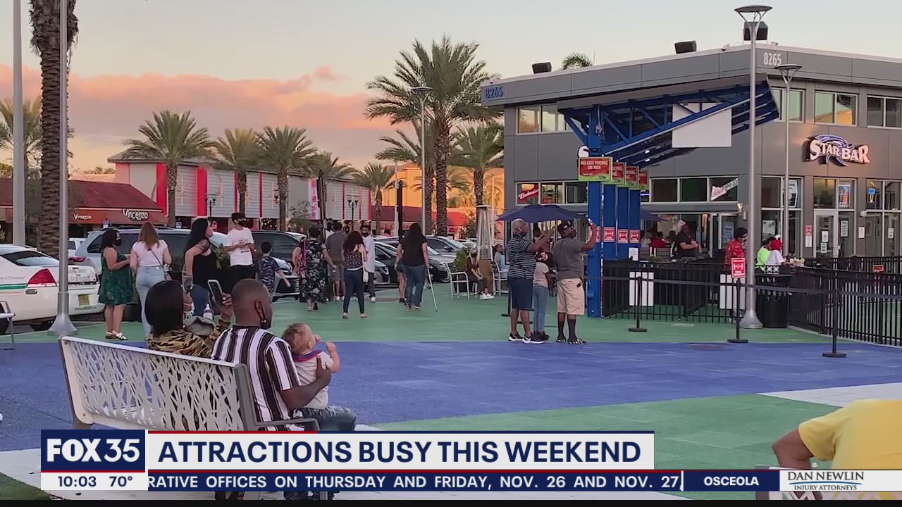 Attractions busy this weekend with tourists