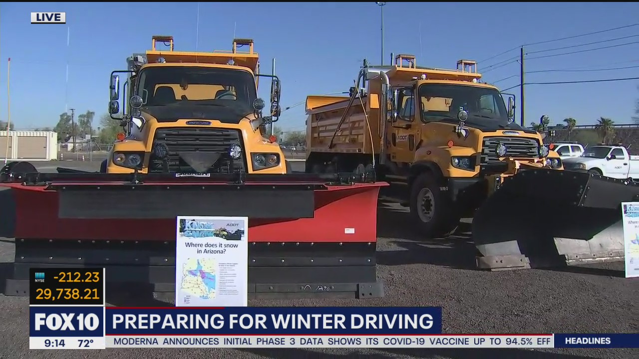 ADOT getting snowplows ready for winter weather in Arizona