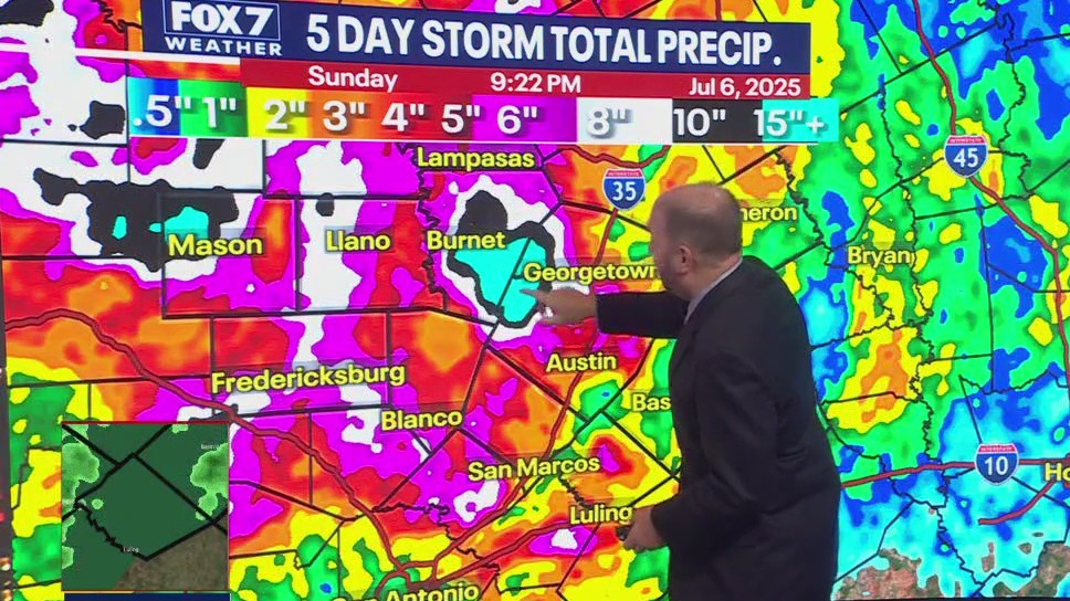 Austin weather: More rain in the forecast this week | FOX 7 Austin