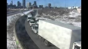 Tanker spills 1,500 gallons of salt brine