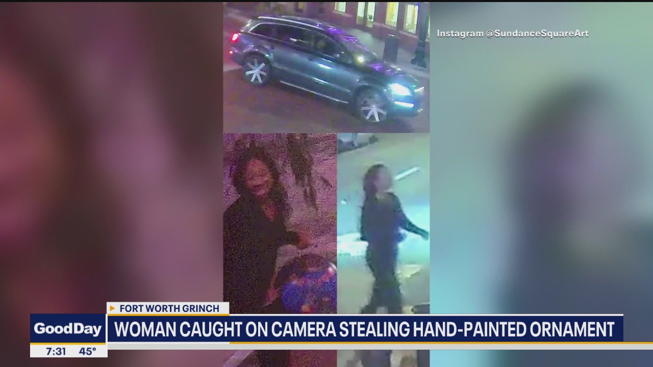 Do you know this Grinch? Woman stole hand-painted ornament