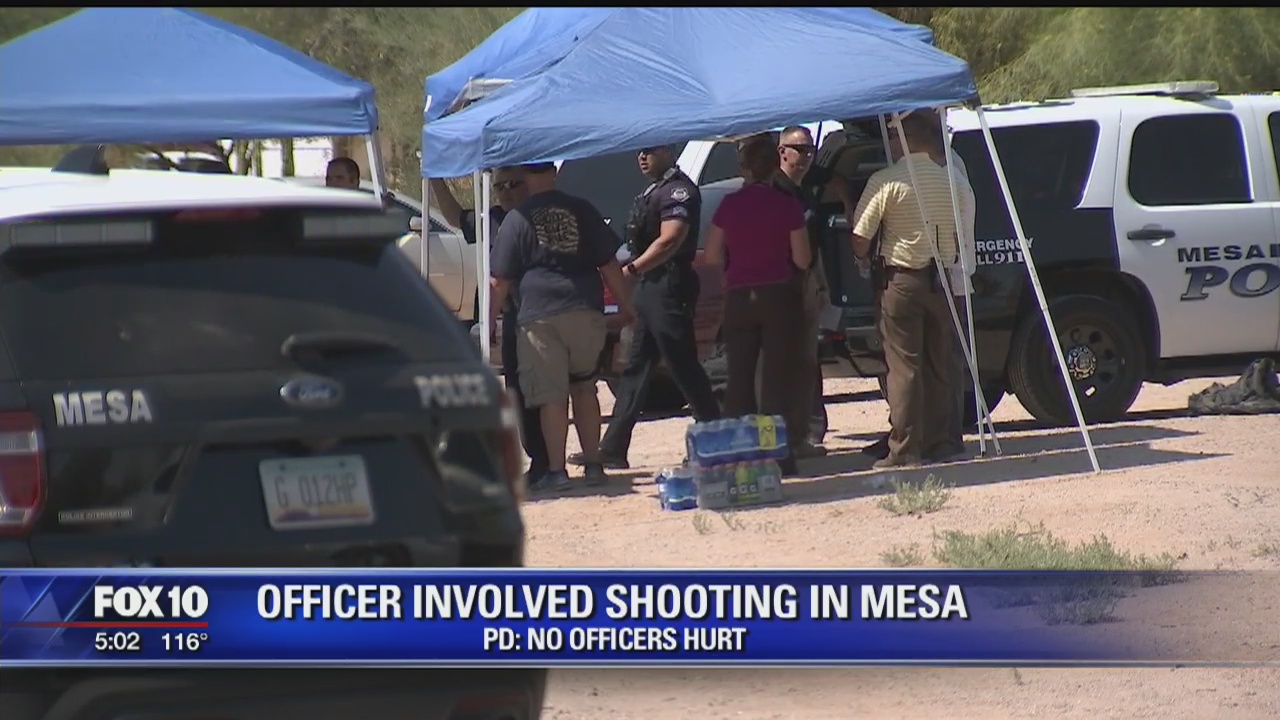 Officer-involved shooting reported in Mesa