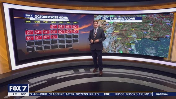 Austin weather: Summer in October continues