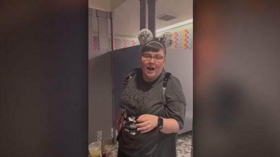Racist rant in bathroom outside Disneyland