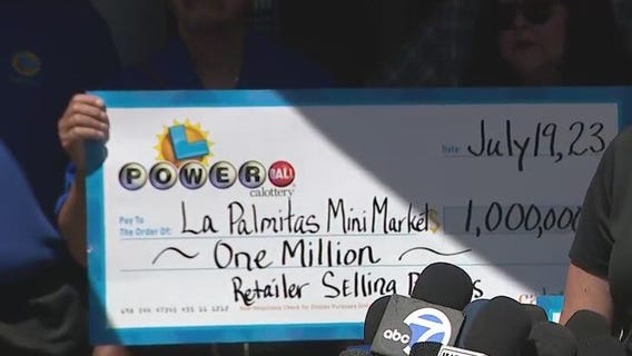 DTLA mini market presented with $1M check after selling willing Powerball ticket