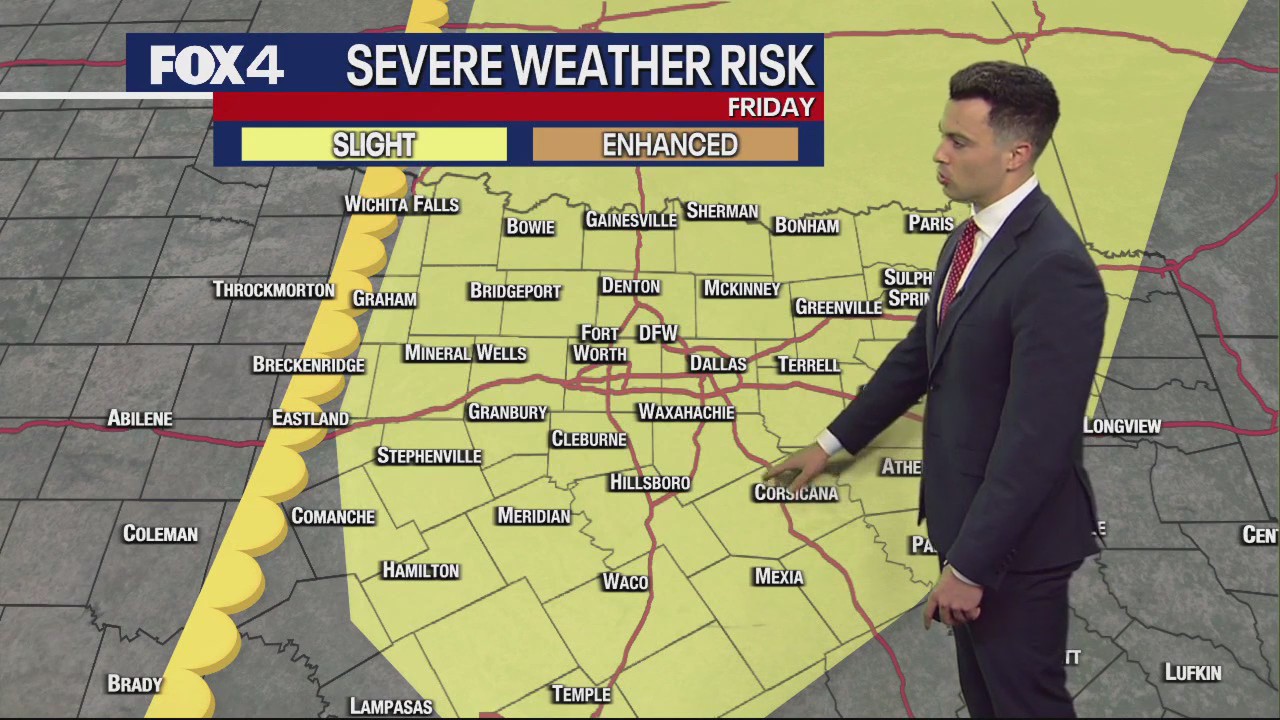 Dallas weather: April 22 afternoon forecast